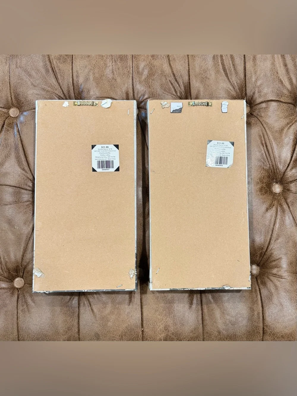 2 piece Neutral Green Topiary Pair Canvas Wall Art